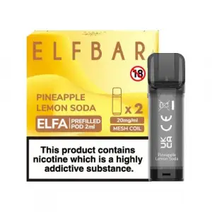ELF BAR ELFA PRE-FILLED PODS (PACK OF 2) - Pineapple Lemon Soda